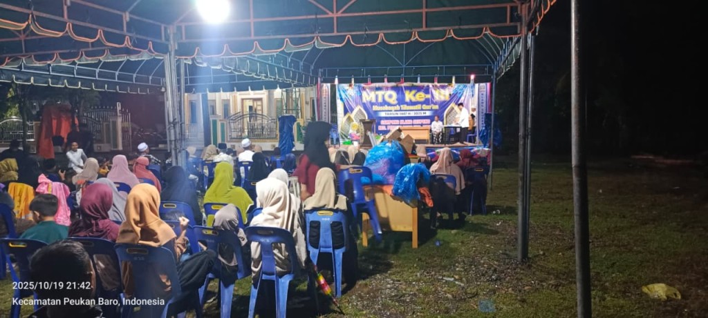 KEGIATAN RUTIN TAHUNAN MTQ KE II GAMPONG BLANG SEUPENG